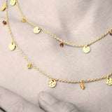 Gold Multistone Necklace