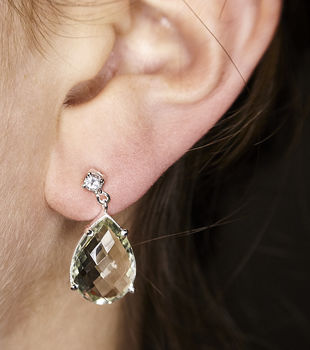 Amethyst Earrings Silver Earrings Gifts For Her