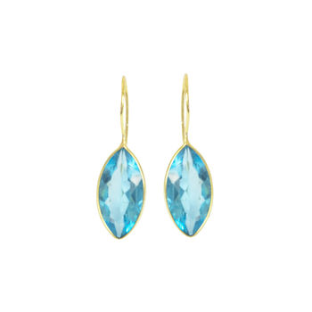 Blue Topaz Earrings