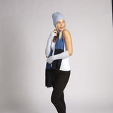 Cashmere Gloves Light Denim Blue Cashmere Gloves