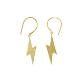 Thunderbolt Gold Earrings
