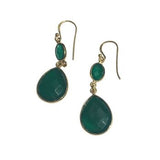 Green Chalcedony Earrings Drop Earrings