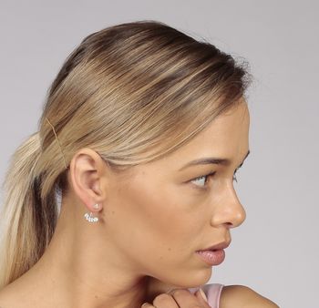 Gold Diamante Cuff Earrings Designer Earrings