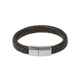 Mens Brown Leather Bracelet