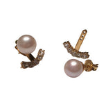 Pearl Earrings Stud And Cuff Mix N Match