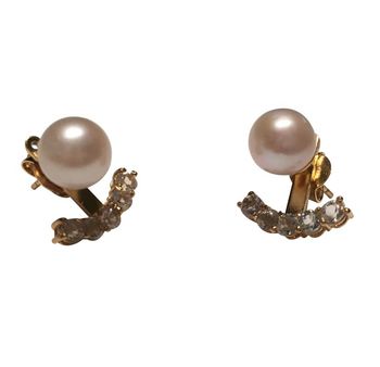 Pearl Earrings Stud And Cuff Mix N Match