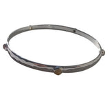 Rose Quartz Solid Silver Bracelet