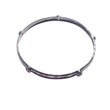 Rose Quartz Solid Silver Bracelet