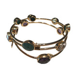 Ruby Gemstone Gold Bracelet Gifts For Her