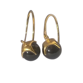 Smoky Topaz Designer Earrings Gift For Her