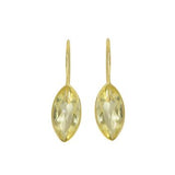 Citrine Earrings Gold Earrings Gift For Her