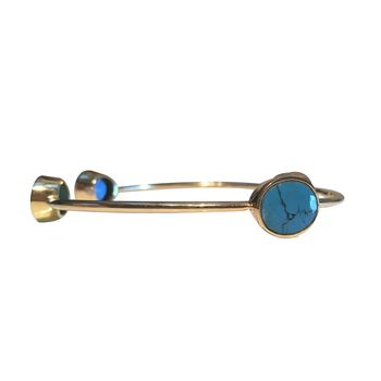 Turquoise Gold Bracelet