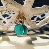 Turquoise Earrings Statement Earrings