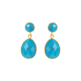 urquoise Teardrop Earrings