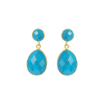 urquoise Teardrop Earrings